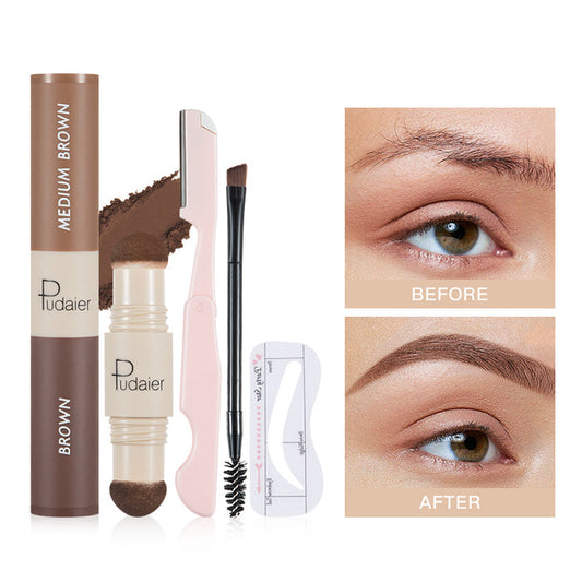 PERFECT 2 IN 1 EYEBROW & HAIRLINE POWDER PEN | PUDAIER®