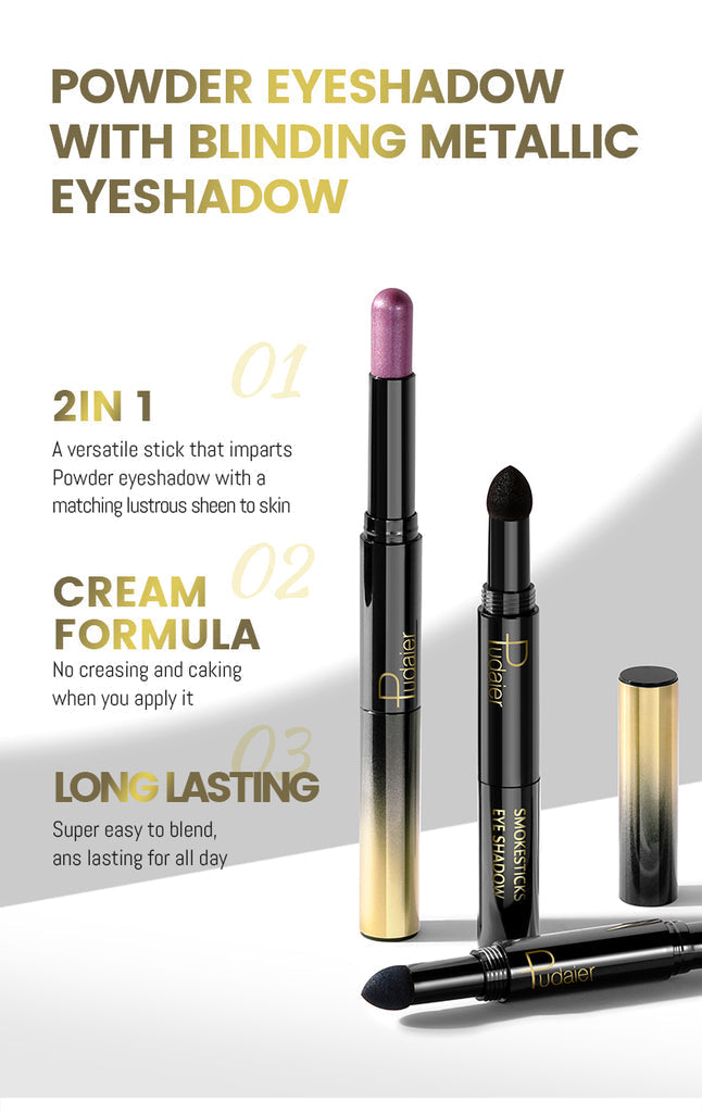 DUAL-ENDED LONG-WEAR CREAM EYESHADOW STICK