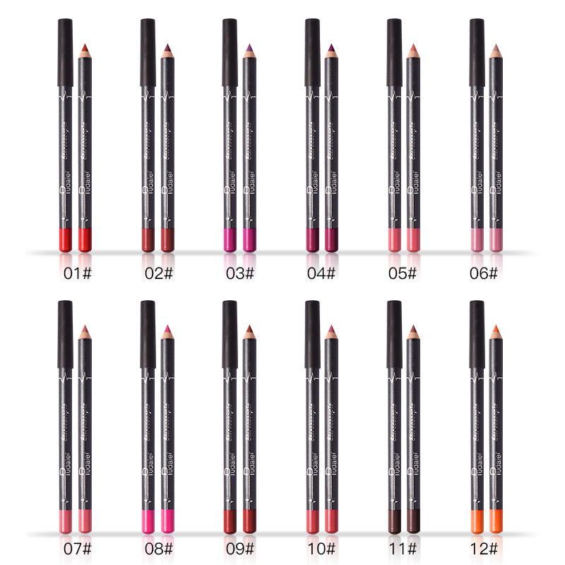 12 pcs lip liner set