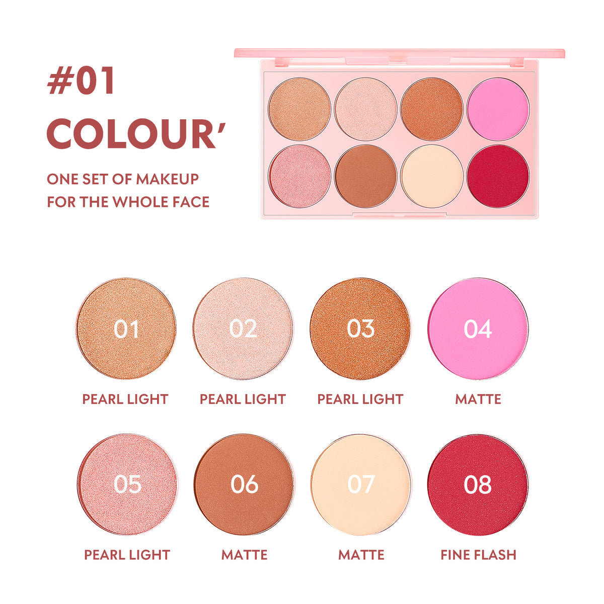 4 IN 1 FACE MAKEUP PALETTE